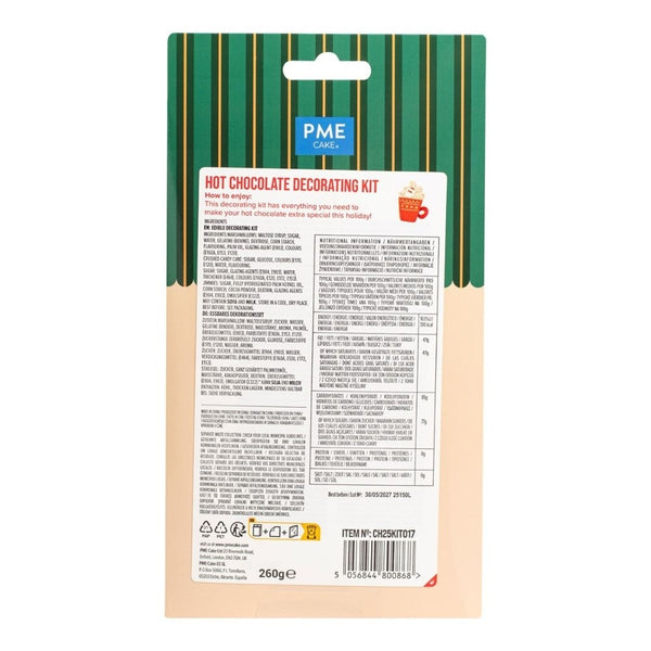 PME Puffy Santa Hot Chocolate Decorating Kit 260g