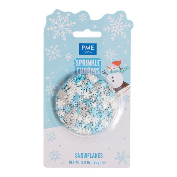PME Snowflakes Sprinkle Charms 25g