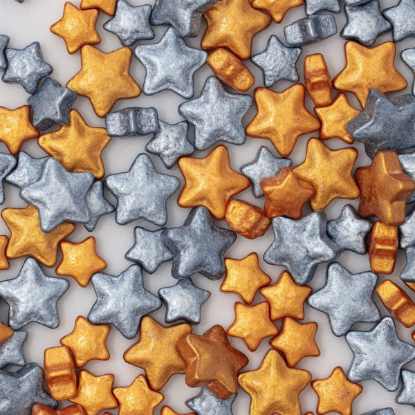 PME Gold & Silver Stars Sprinkle Charms 25g