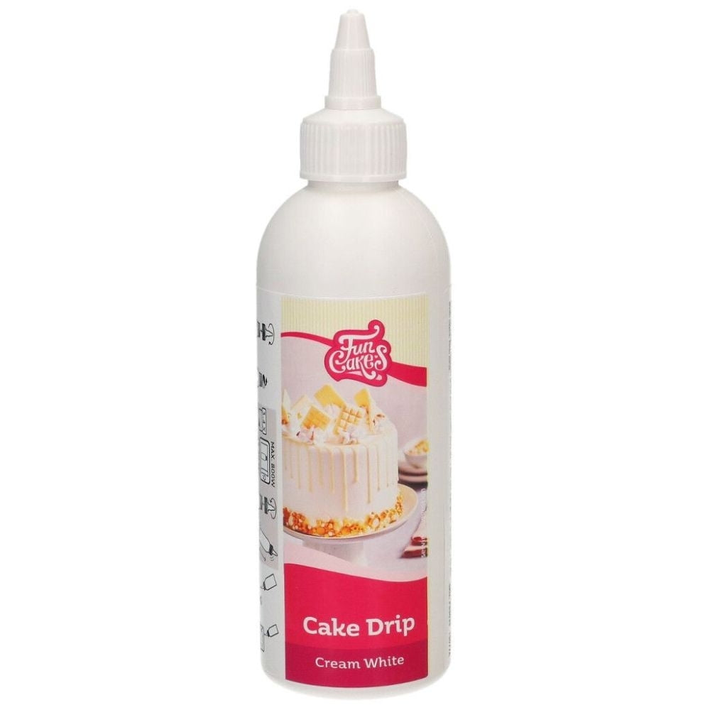 FunCakes Cream White Cake Drip 180g