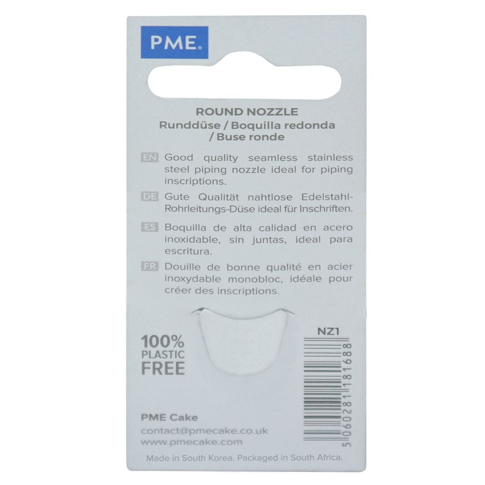 PME No.1 Round Decorating Tip JEM Nozzle
