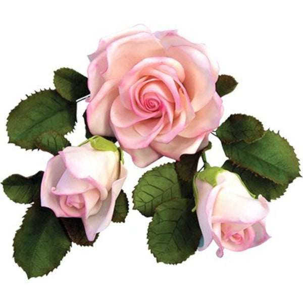 PME Large Rose, Leaf, Calyx & Thorns Icing Cutter Set Of 4