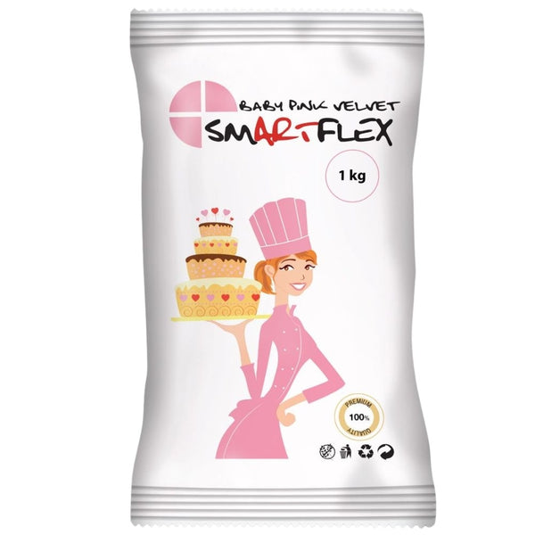Smartflex Baby Pink Velvet Sugarpaste