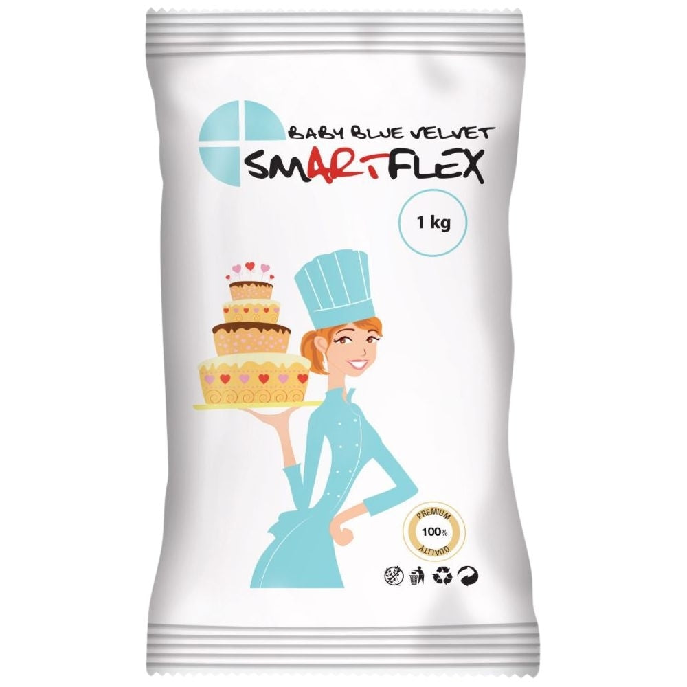 Smartflex Baby Blue Velvet Sugarpaste