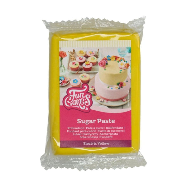 FunCakes Electric Yellow Sugarpaste 250g