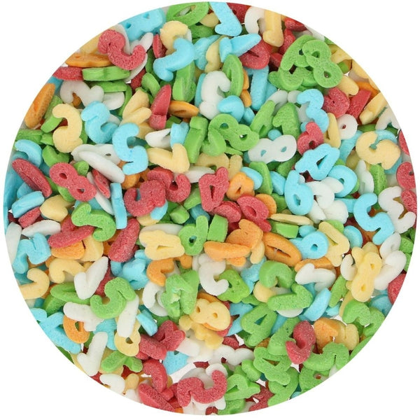 FunCakes Rainbow Numbers Sprinkle Mix 50g
