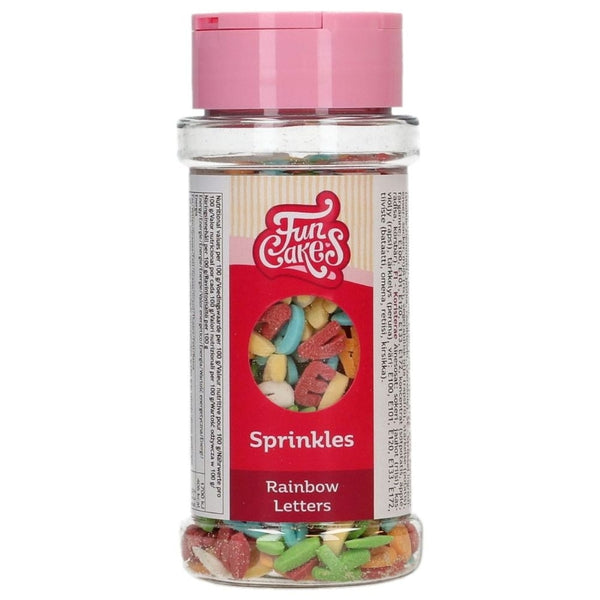 FunCakes Rainbow Letters Sprinkle Mix 50g