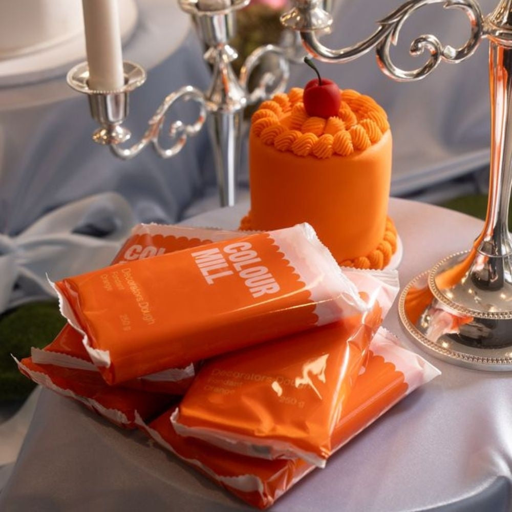 Colour Mill Orange Decorators Dough Fondant