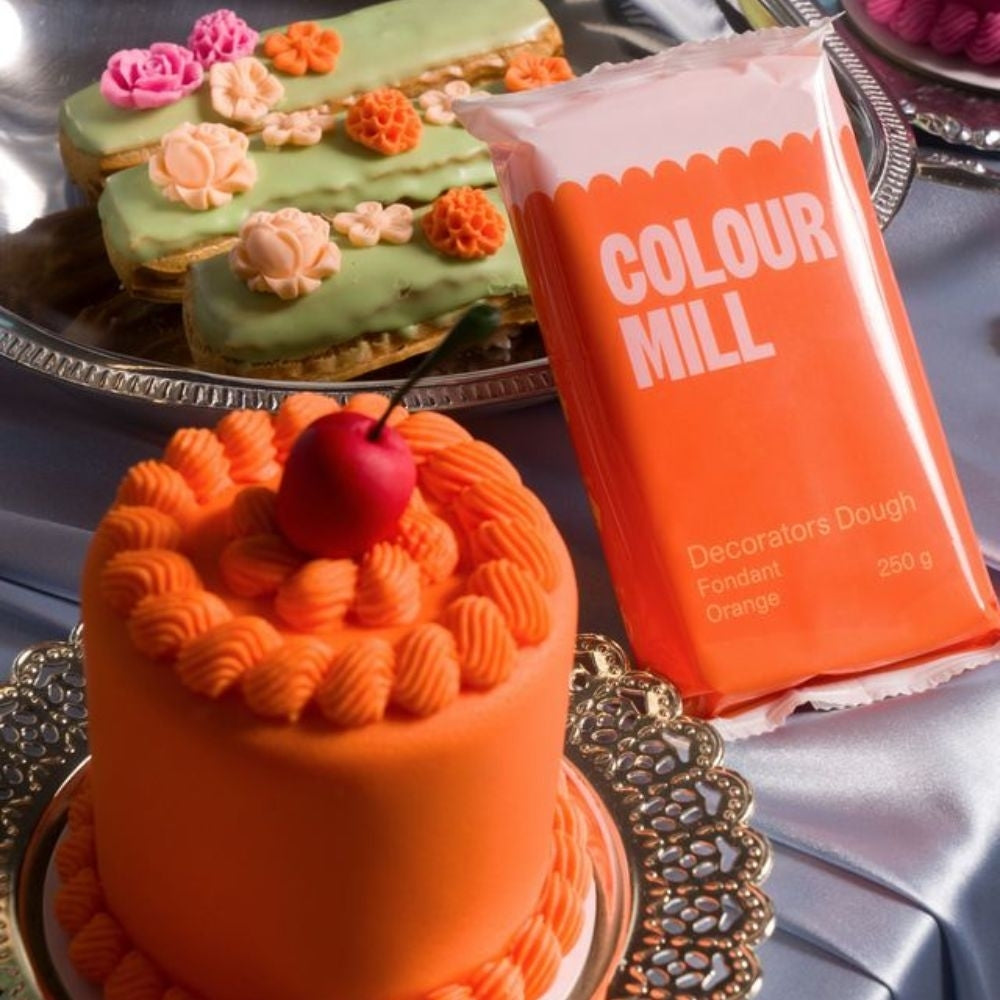 Colour Mill Orange Decorators Dough Fondant
