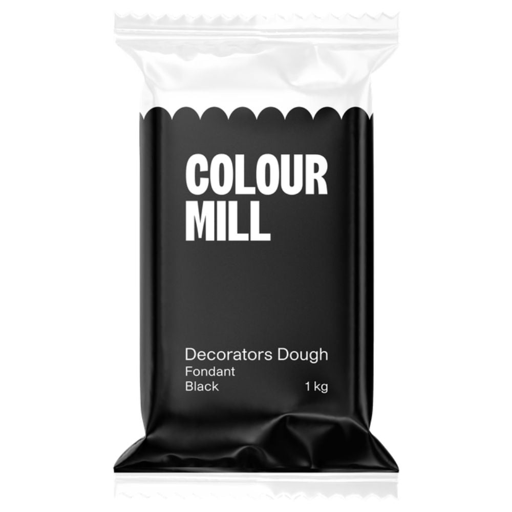 Colour Mill Black Decorators Dough Fondant
