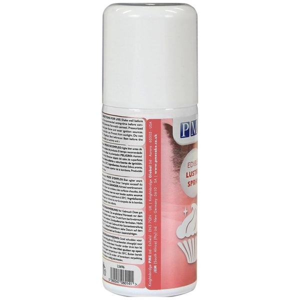 PME Pink Edible Lustre Spray Icing Colouring 100ml