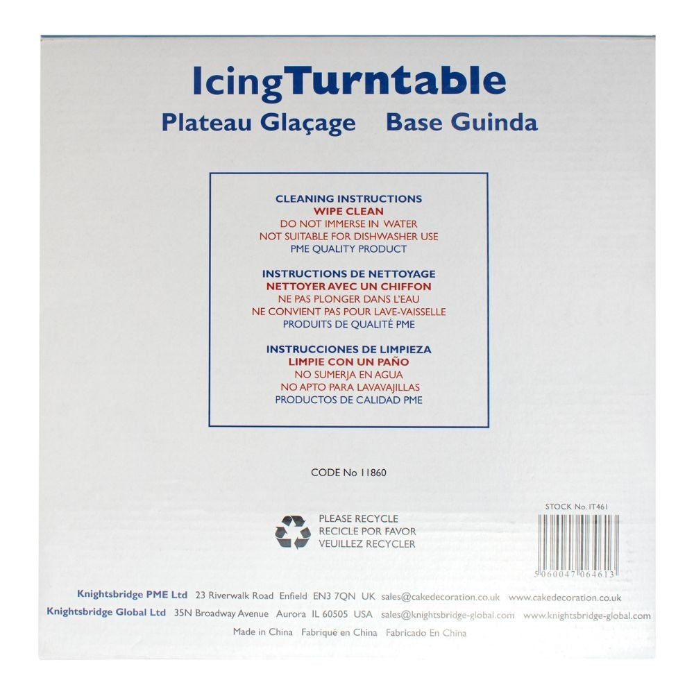 PME Cake Decorating Icing Turntable