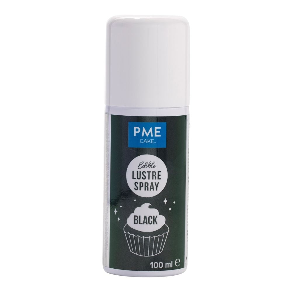 PME Black Edible Lustre Spray Icing Colouring 100ml