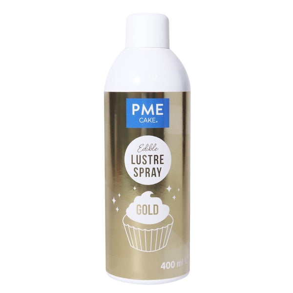 PME Gold Edible Lustre Spray Icing Colouring
