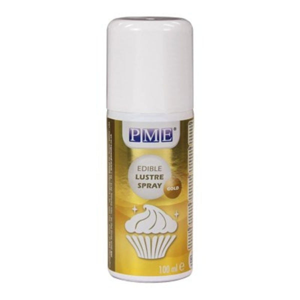 PME Gold Edible Lustre Spray Icing Colouring