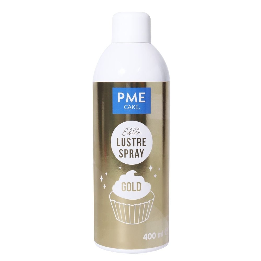 PME Gold Edible Lustre Spray Icing Colouring