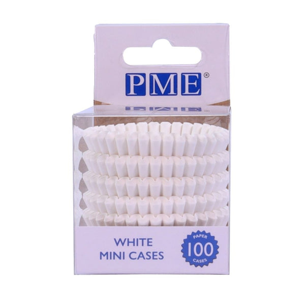 PME White Mini Baking Cases x 100 Cups