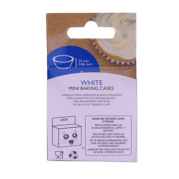 PME White Mini Baking Cases x 100 Cups