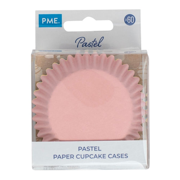 PME Mixed Standard Pastel Coloured Baking Cases x 60 Cups