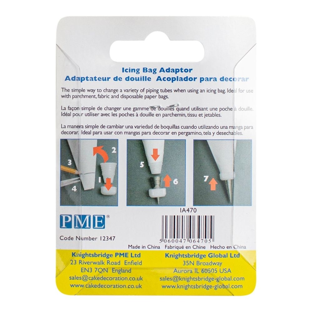 PME Icing Bag Adaptor Coupler