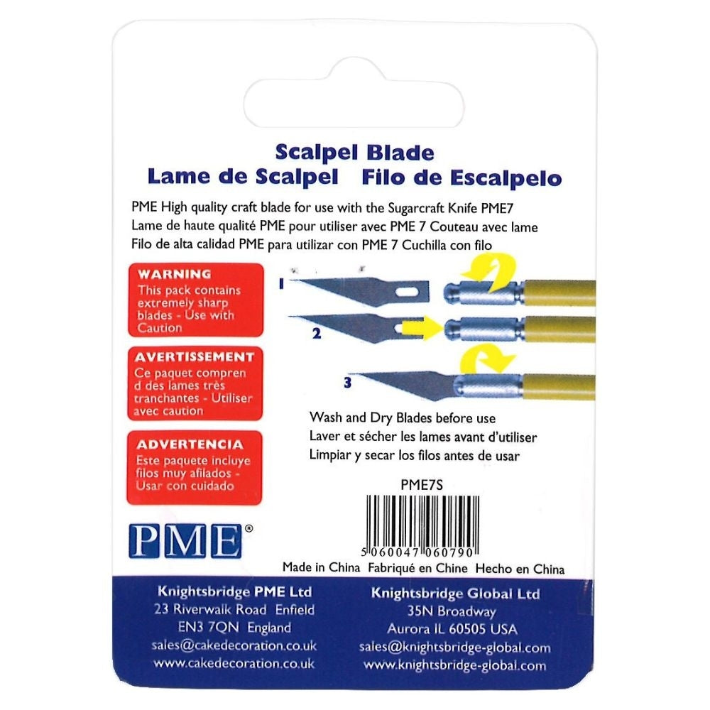 PME Spare Replacement Scalpel Blades For Craft Knife Pack Of 5