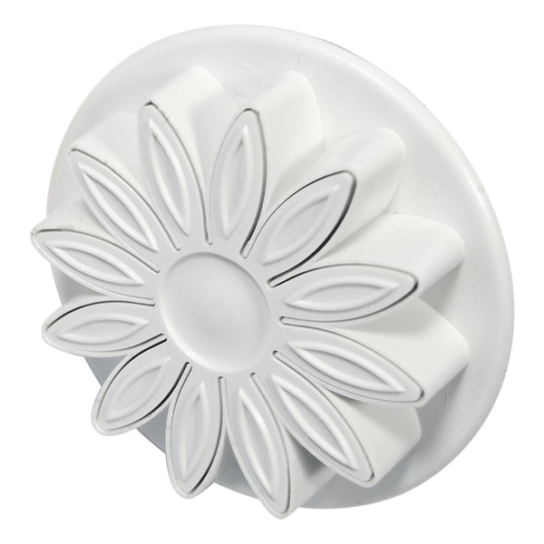 PME Sunflower, Daisy & Gerbera Veined Plunger Cutter Set Of 3