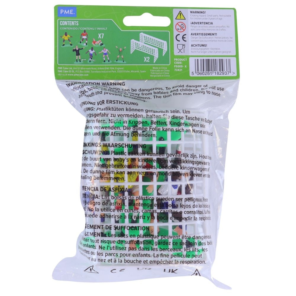 PME Football Cake Decoration Topper Set