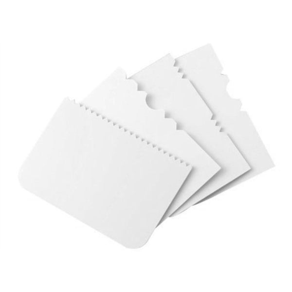 PME Patterned Edge Side Scrapers Pack Of 4