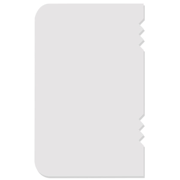 PME Patterned Edge Side Scrapers Pack Of 4