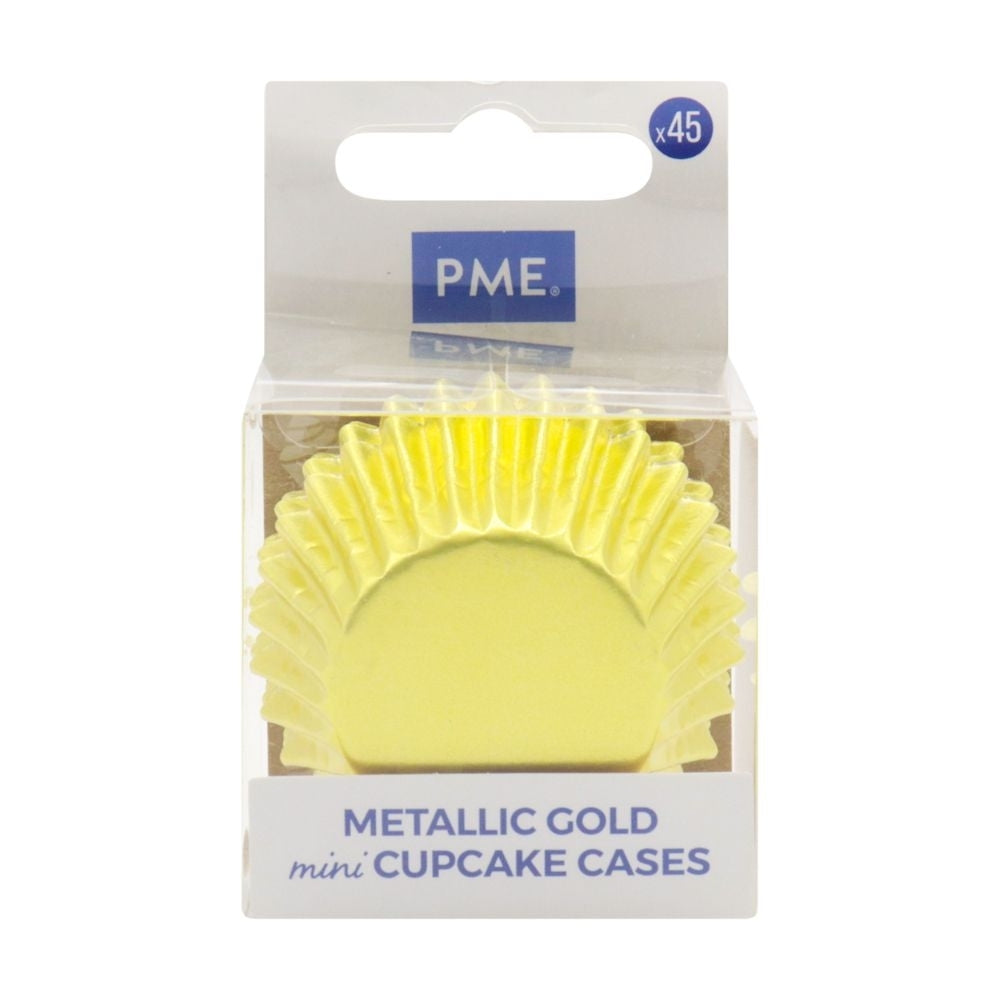 PME Gold Mini Baking Cases x 45