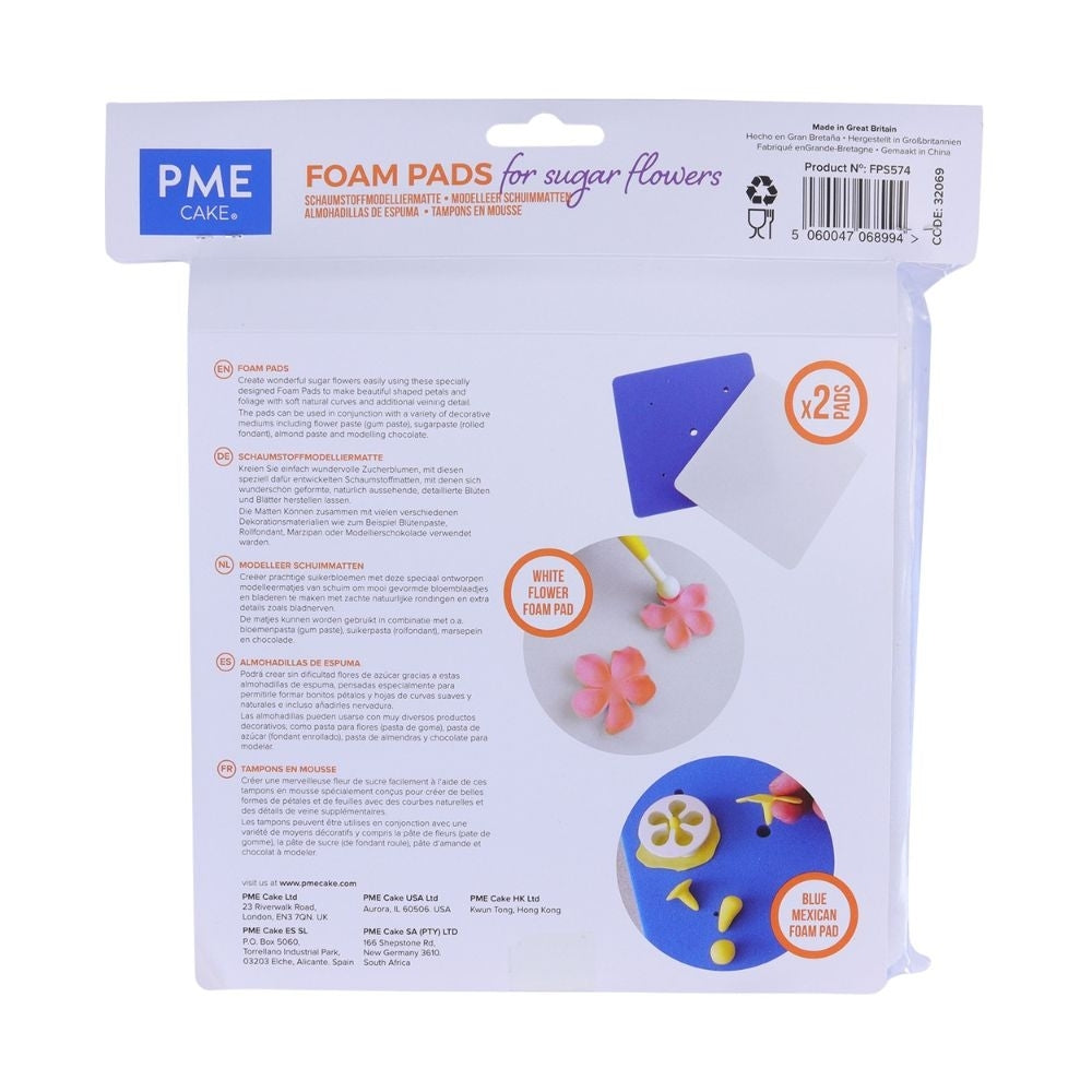 PME Mexican Foam & Flower Foam Petal Pad Set Of 2