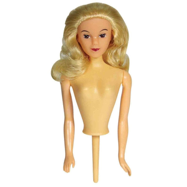 PME Olivia Blonde Doll Pick Cake Topper