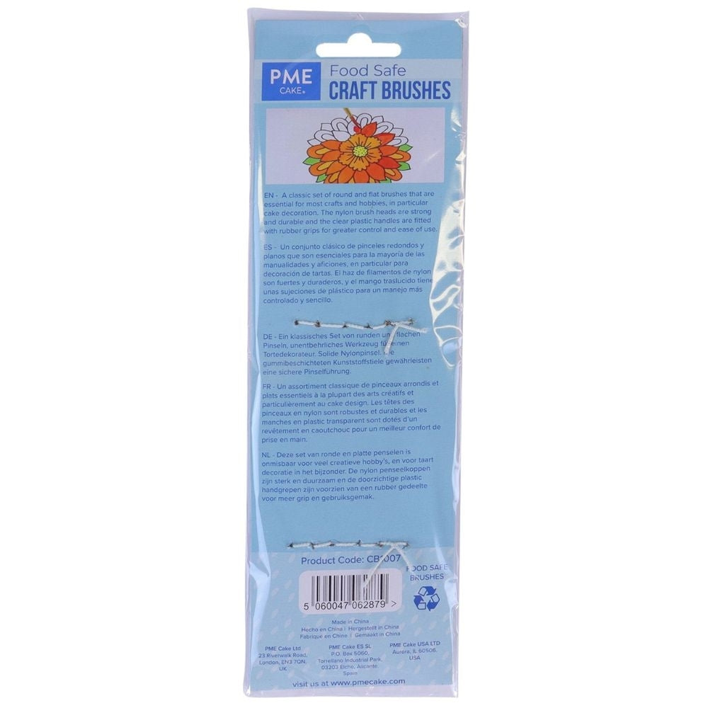 PME Craft Brushes Set Of 5
