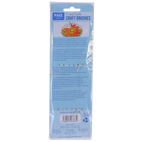 PME Craft Brushes Set Of 5