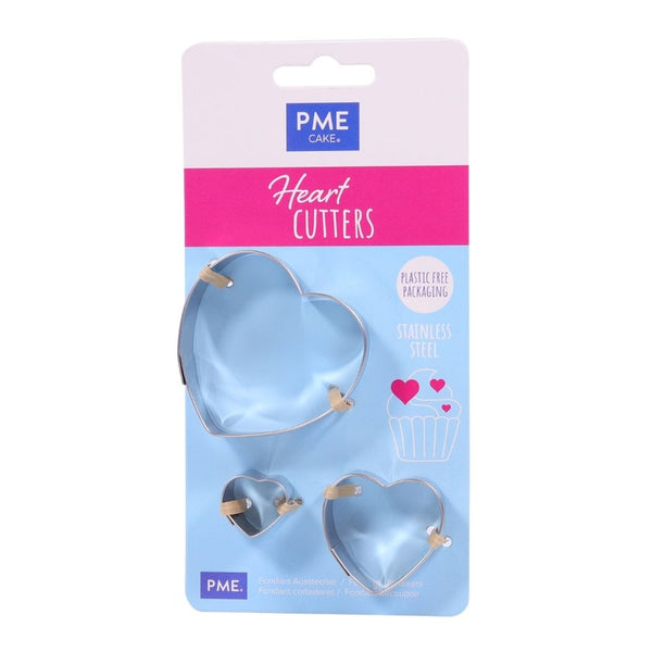 PME Heart Cutter Set Of 3