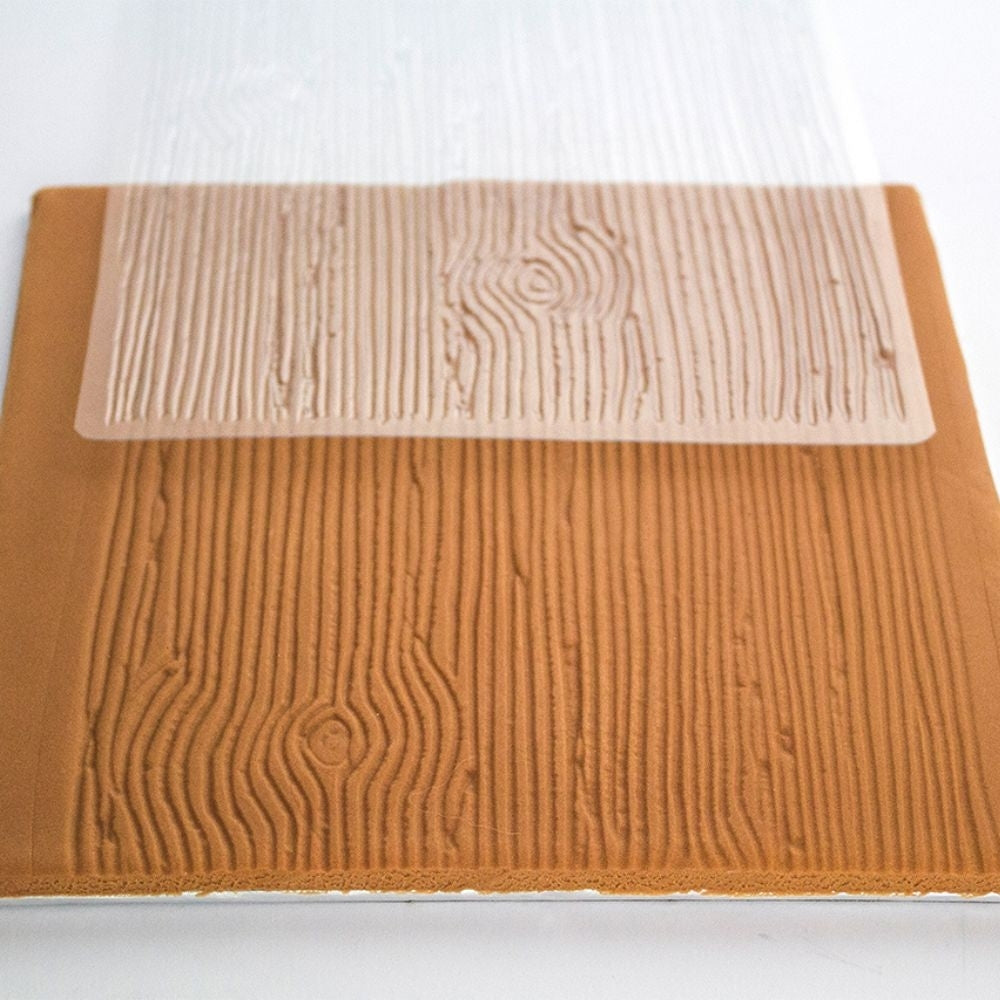 PME Wood Bark Design Impression Mat