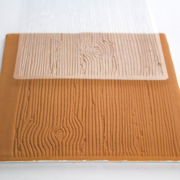 PME Wood Bark Design Impression Mat