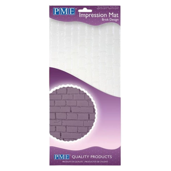 PME Brick Design Impression Mat