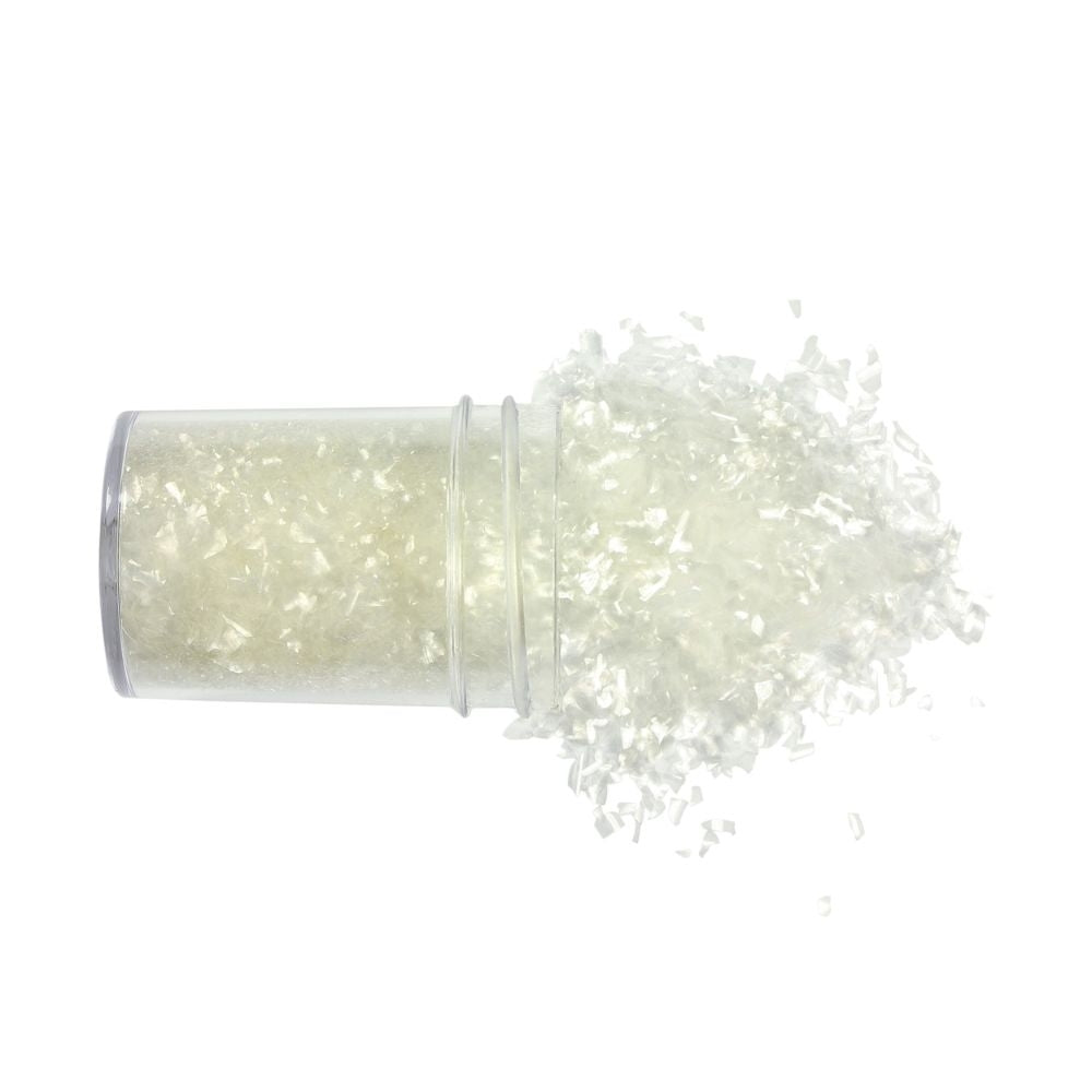 PME White Edible Glitter Flakes