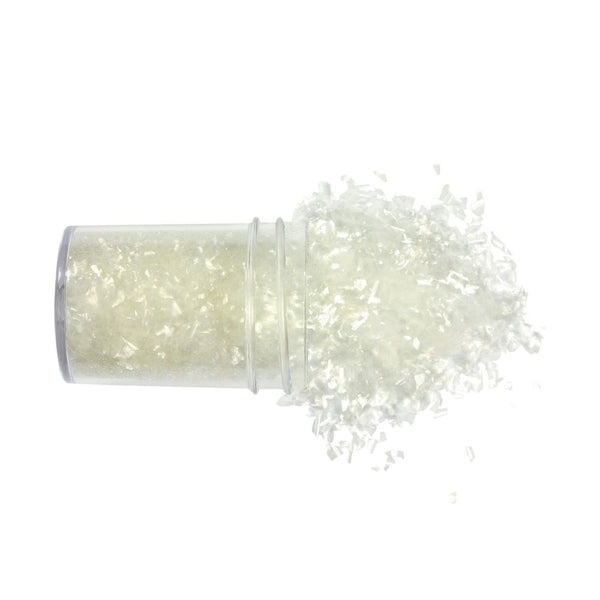 PME White Edible Glitter Flakes