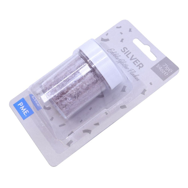PME Silver Edible Glitter Flakes