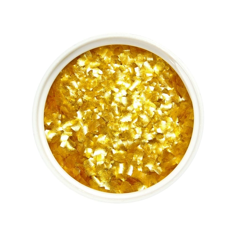 PME Gold Edible Glitter Flakes