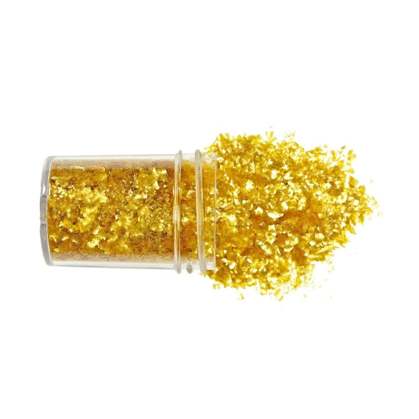 PME Gold Edible Glitter Flakes