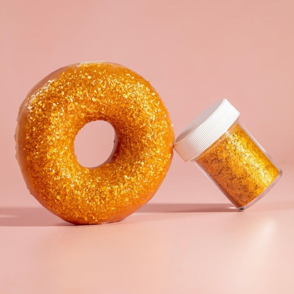 PME Gold Edible Glitter Flakes