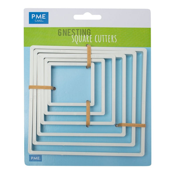 PME Square Cutters Set Of 6