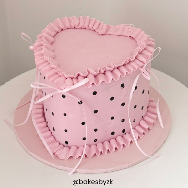 PME Light Pink Ribbon Bow Topper x 8