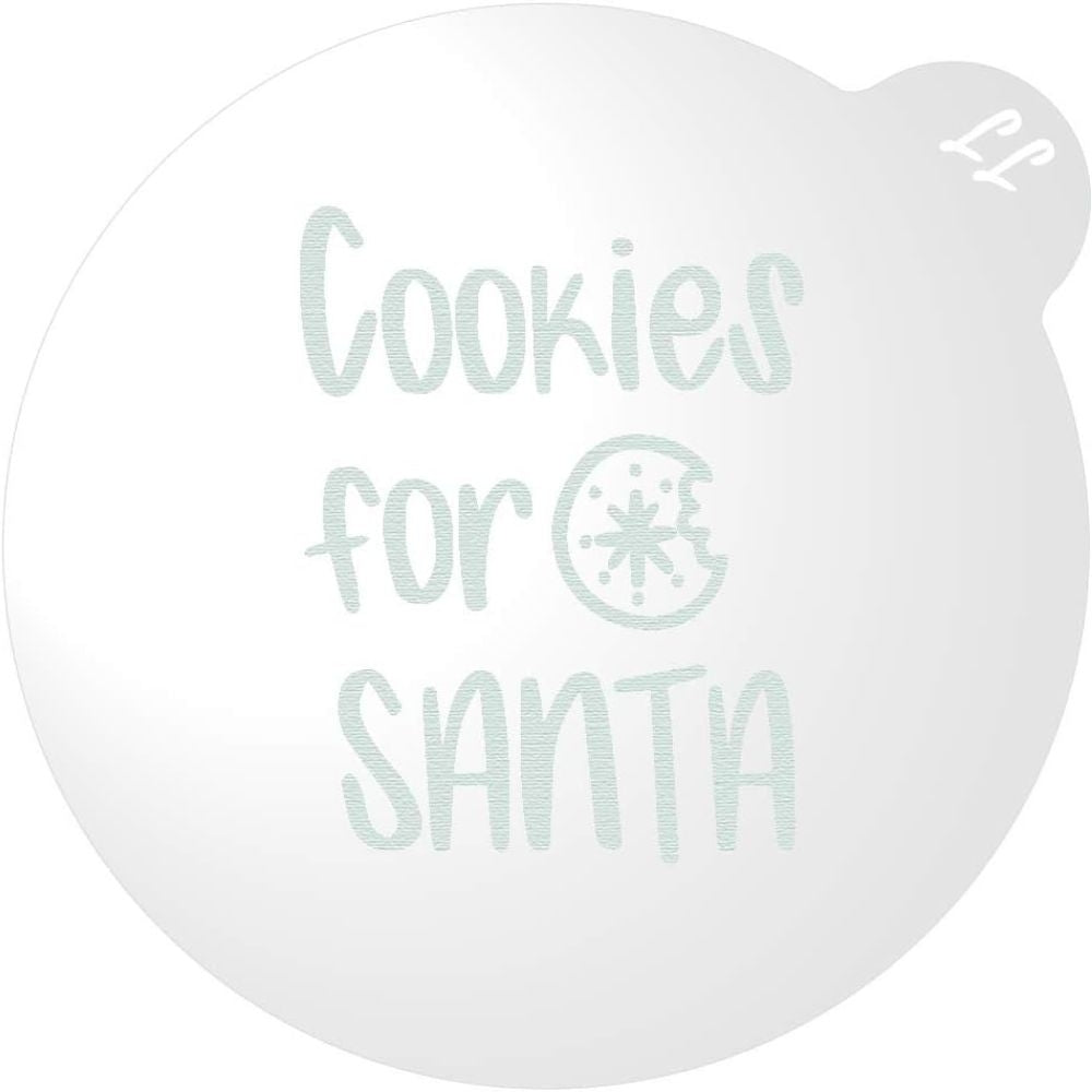 LissieLou Cookies For Santa Christmas Cookie & Icing Embosser