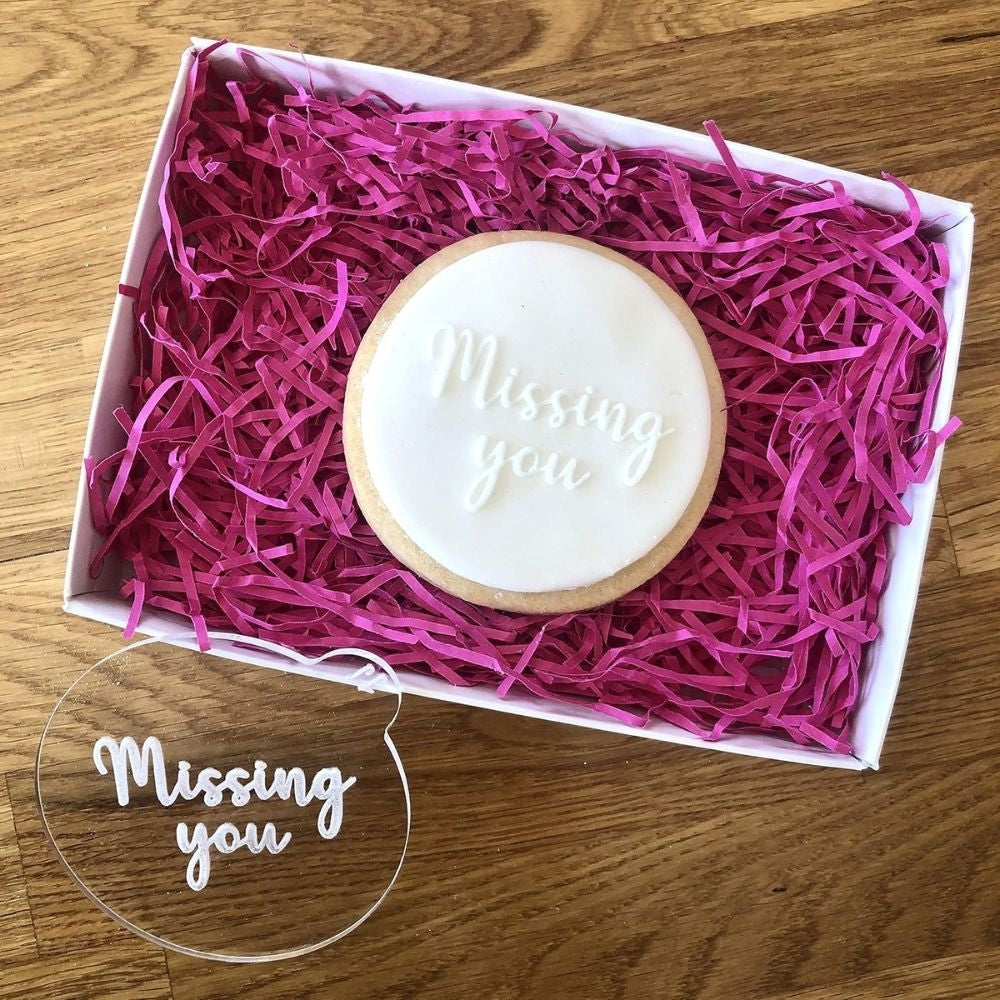 LissieLou Missing You Cookie & Icing Embosser