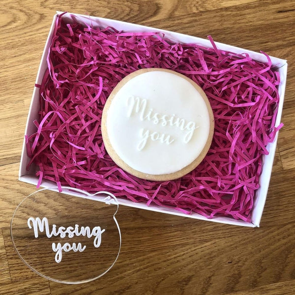 LissieLou Missing You Cookie & Icing Embosser