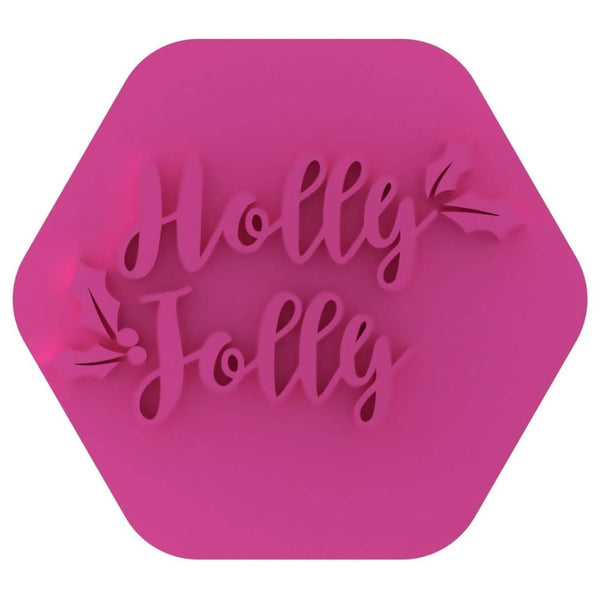 LissieLou Holly Jolly Christmas Cookie & Icing Stamp